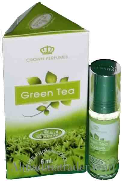 Green Tea Roll-on Perfume Oil 6ml by Al Rehab